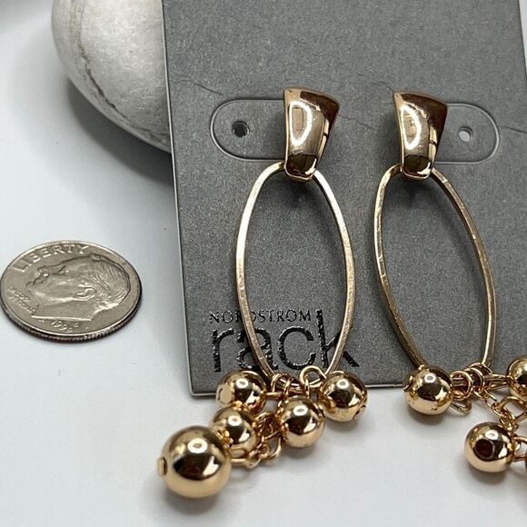 Nordstroms Rack Statement Dangle Gold Earrings$16ea / 3 for $25 - Picture 5 of 8